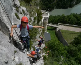 Via ferrata du Fort l'Ecluse - 1/2 journée