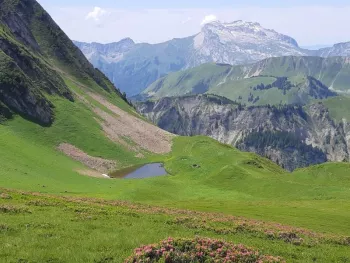 Pointe de la Mandallaz 2277 M Un p'tit coin des Aravis 